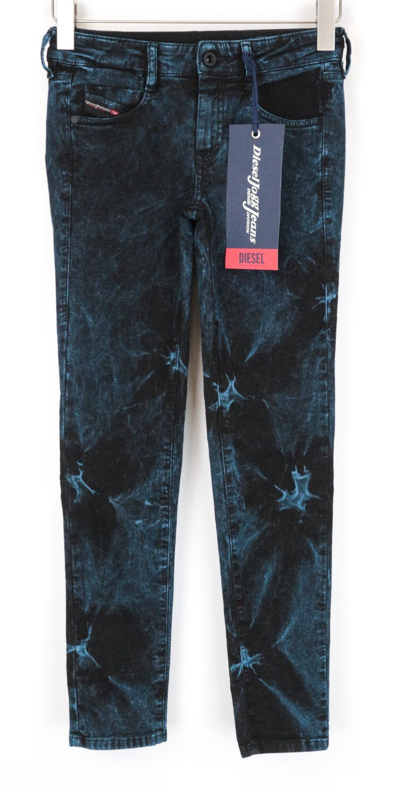 DIESEL D-Ollies-SP-NE 084AF Women Jeans W24 Sweat Jogg Slim Blue Girl Stretch
