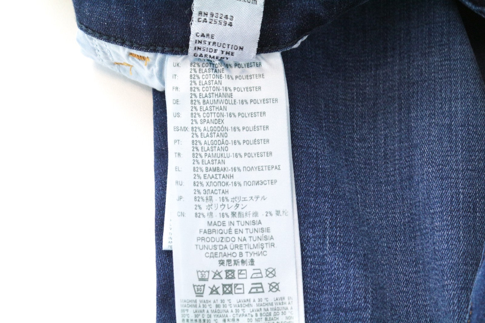 DIESEL Slandy-High 089AJ Women Jeans W29/L30 Super Skinny Blue Cotton Stretch