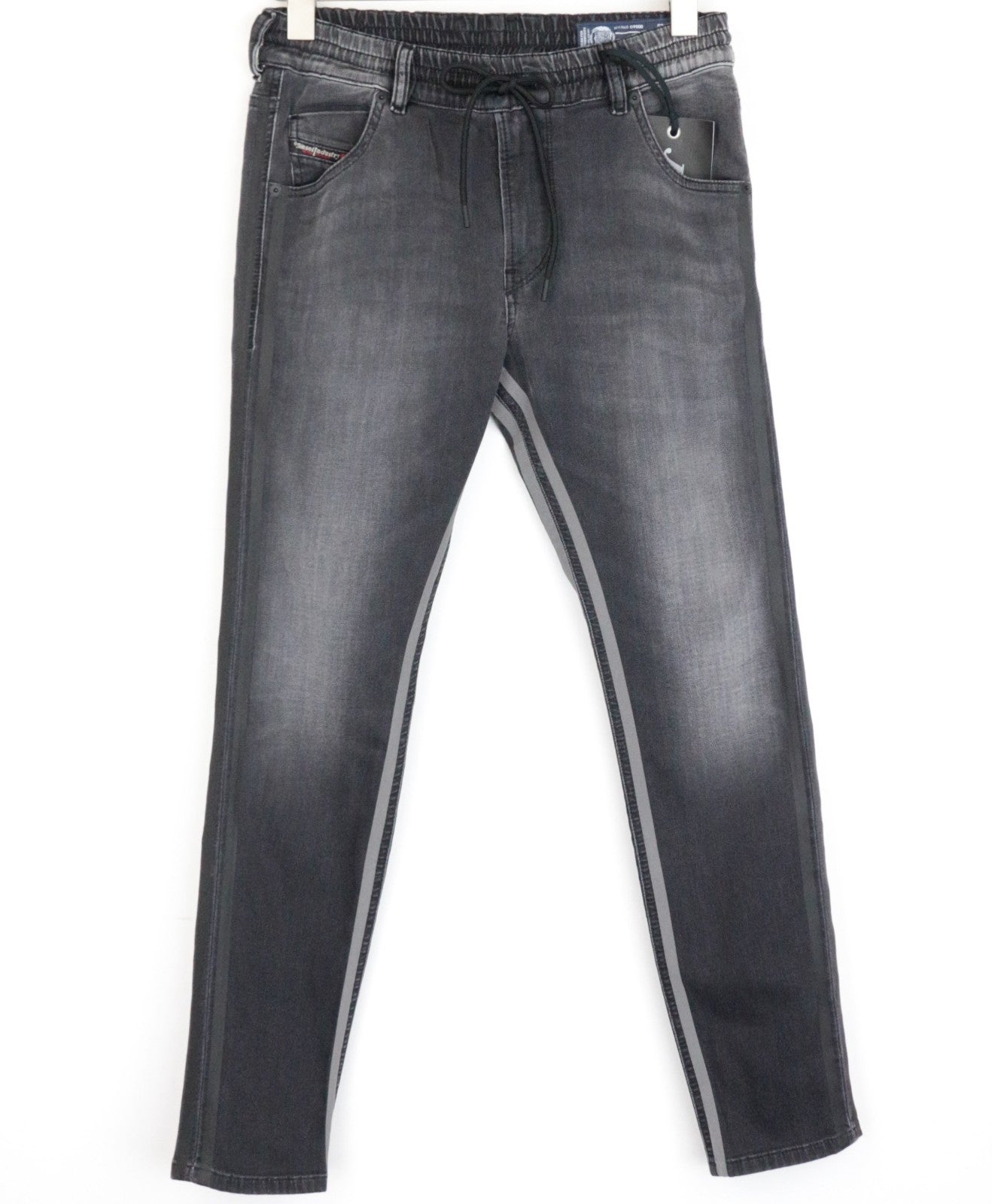 DIESEL Krailey R-SP-NE 0094Q Women Jeans W27 Sweat Jogg Slim Grey Stretch Wash
