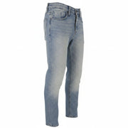 NEUW Lou Slim Men Jeans W28/L32 Blue Whiskers Faded Button Fly Denim
