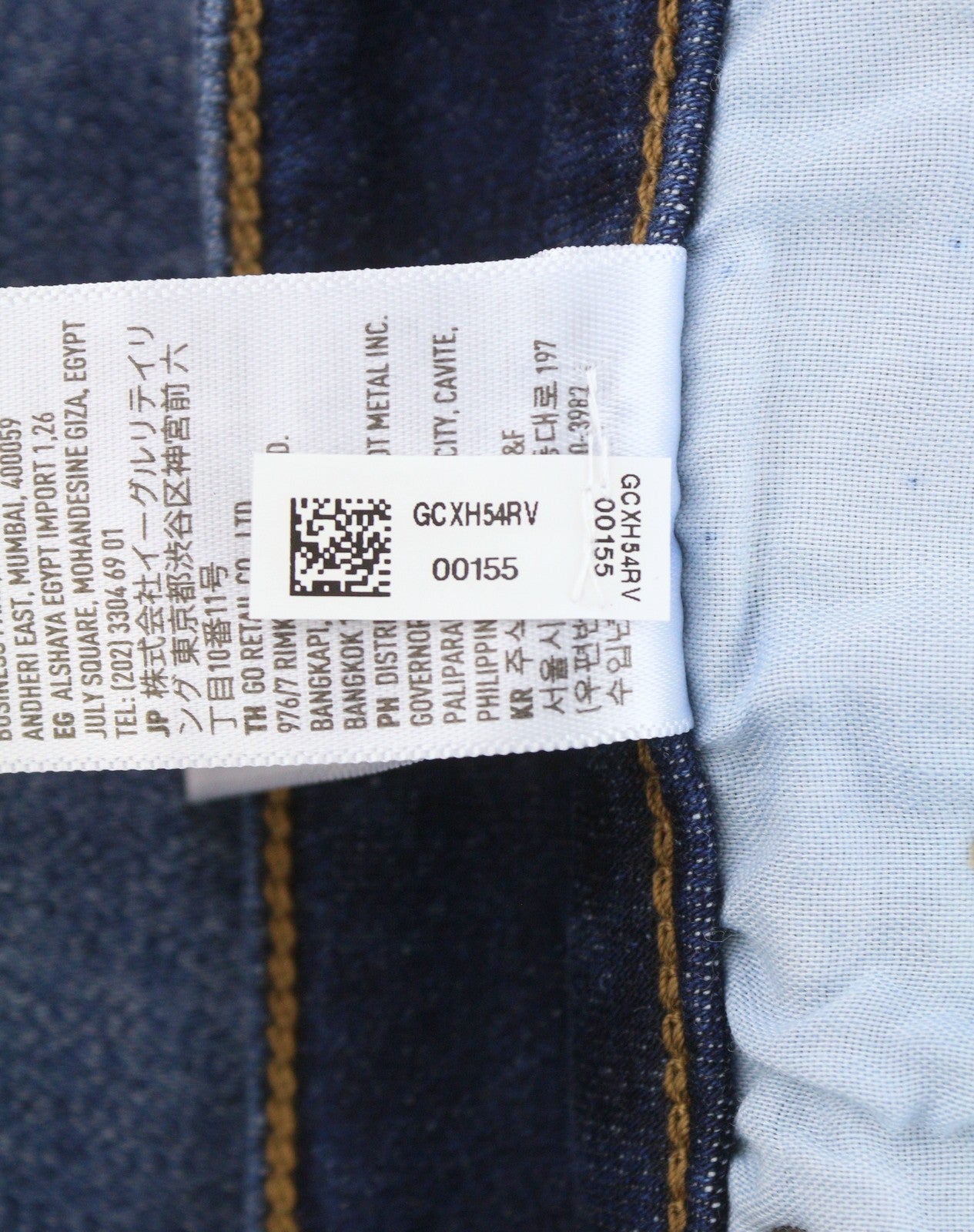 AMERICAN EAGLE OUTFITTERS Hi-Rise Mini Women Skirt UK12 W28 Blue Faded Stretch