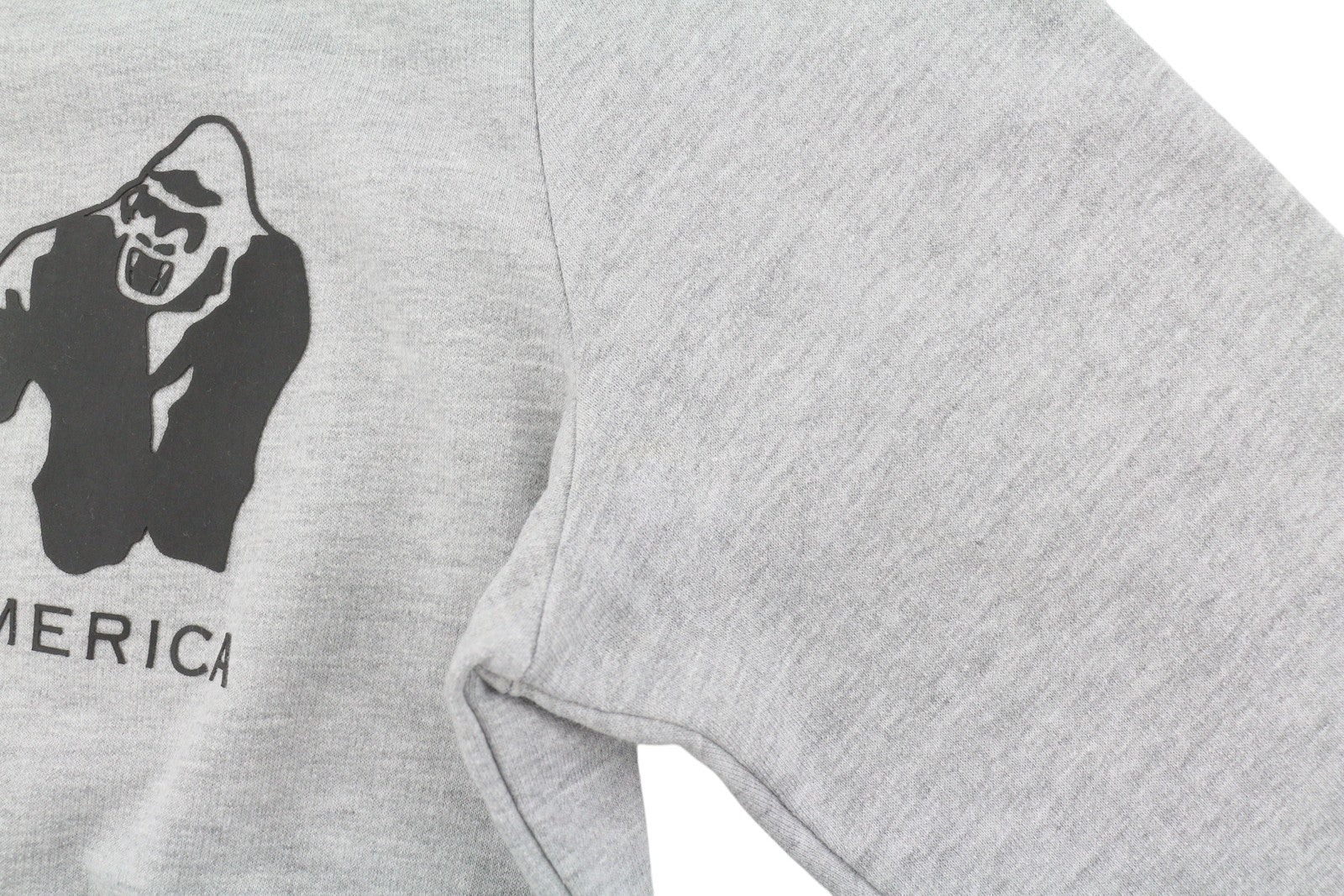 GORILLA WEAR Riviera Women Sweatshirt S Grey Melange Crew Neck Pull On
