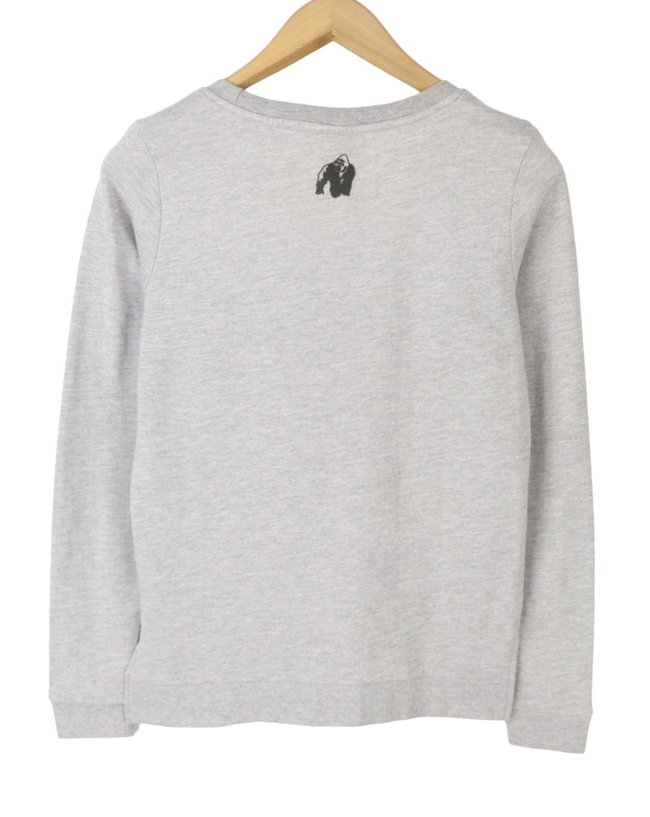 GORILLA WEAR Riviera Women Sweatshirt S Grey Melange Crew Neck Pull On
