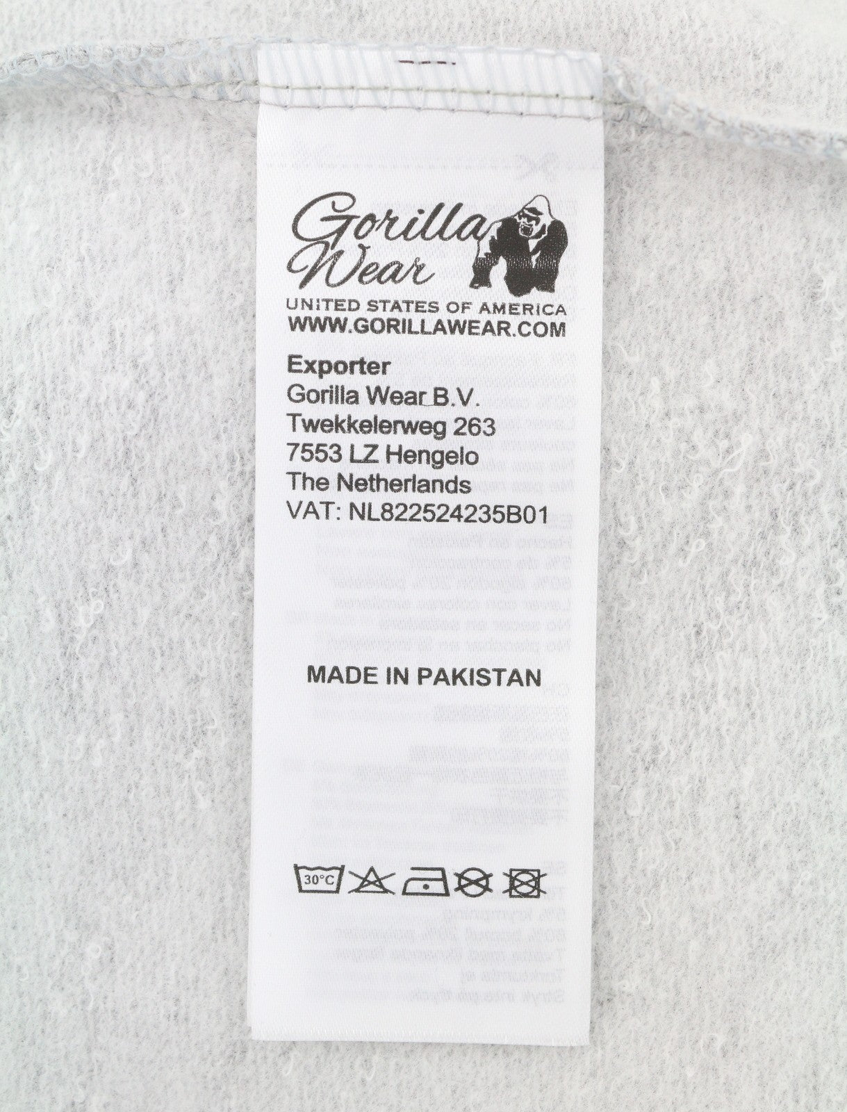 GORILLA WEAR Riviera Women Sweatshirt S Grey Melange Crew Neck Pull On