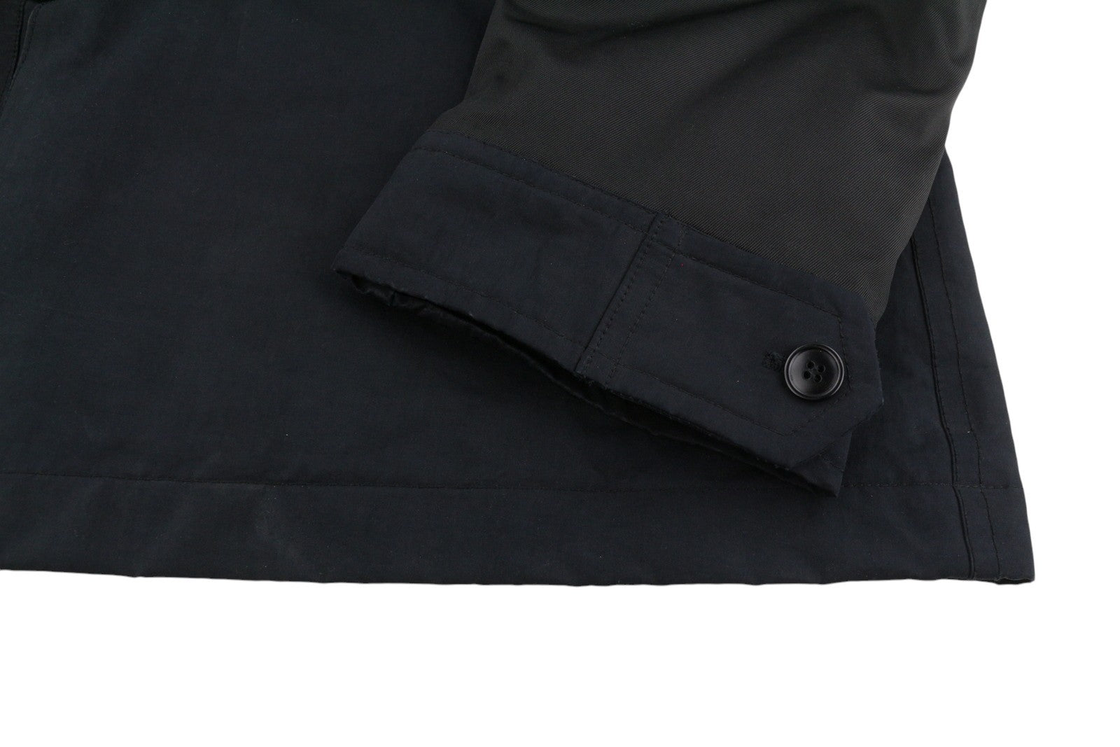 DIESEL Men Jacket 2XL Black Drawstring Waist Hooded Mid Length Parka