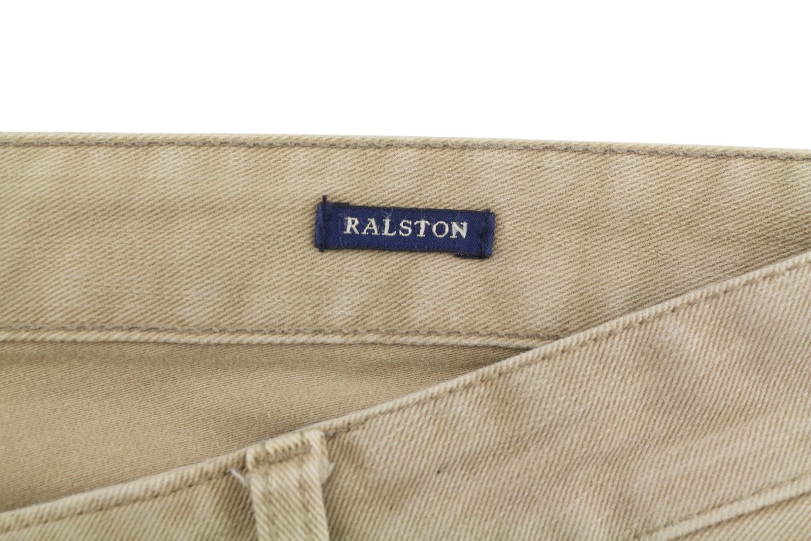 SCOTCH & SODA Ralston Men Jeans W32/L34 Beige Whiskers Faded Button Fly Slim Fit