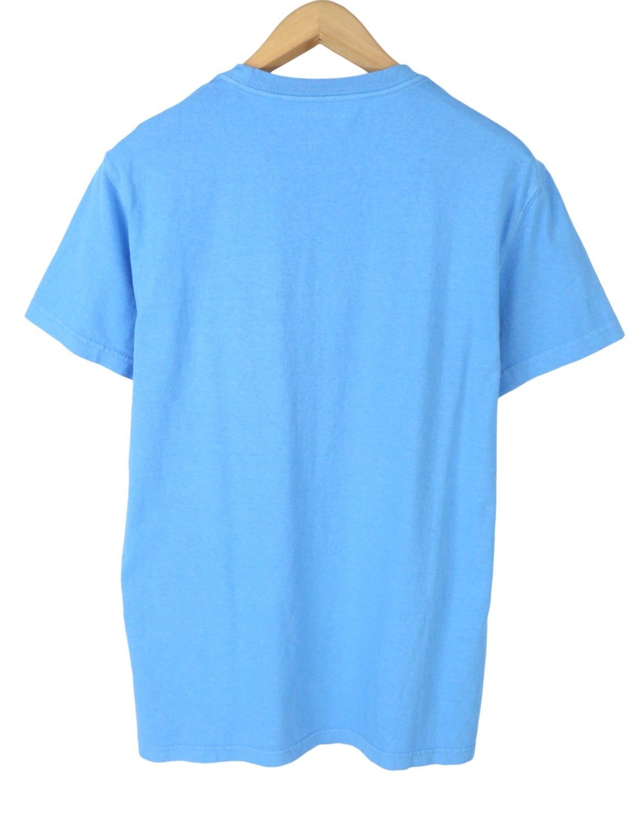 AMERICAN EAGLE OUTFITTERS Men T-Shirt M Blue Tricot Patch Pocket Short Sleeve