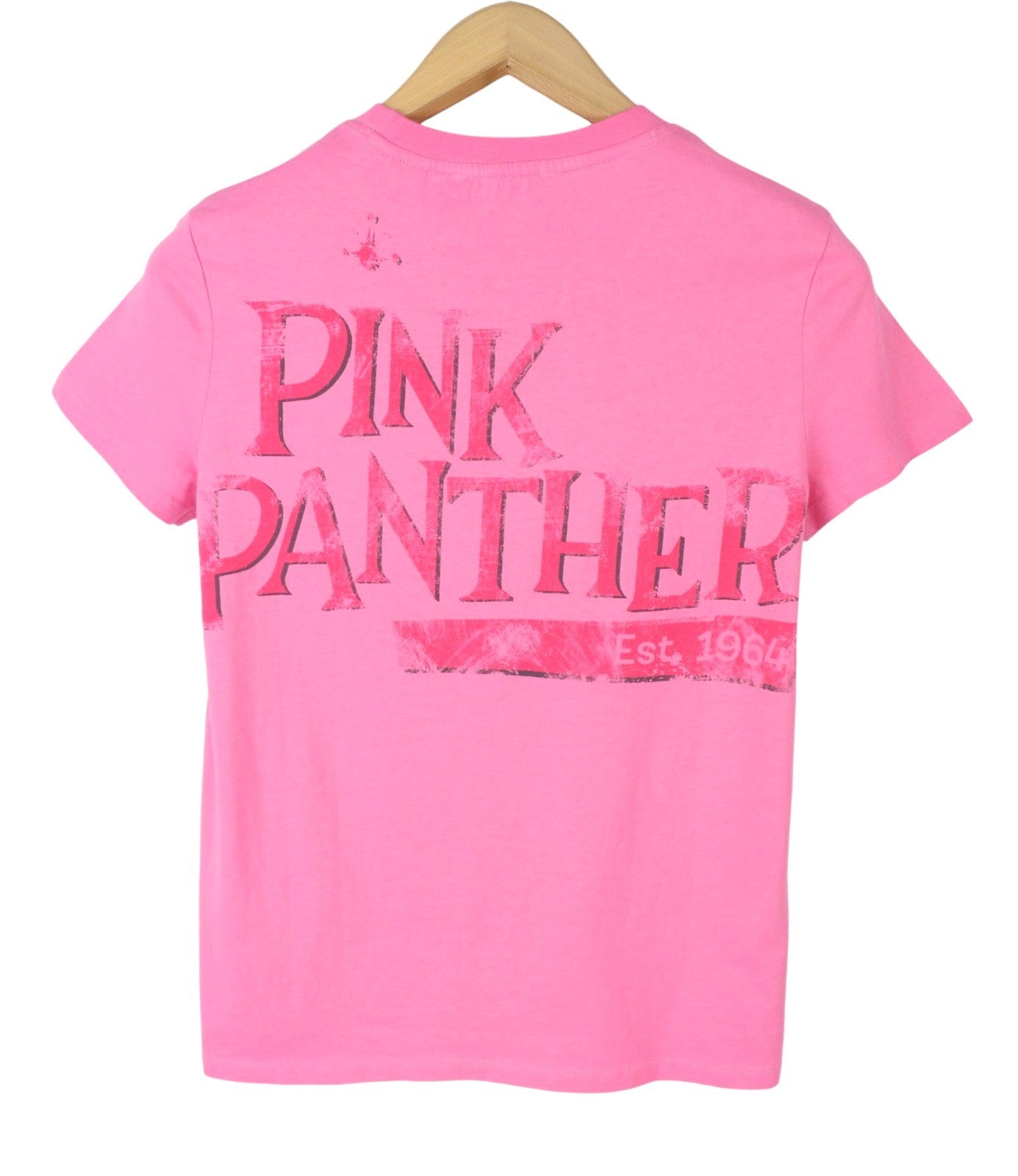 DESIGUAL x Pink Panther Women T-Shirt S Tricot Crew Neck Short Sleeved