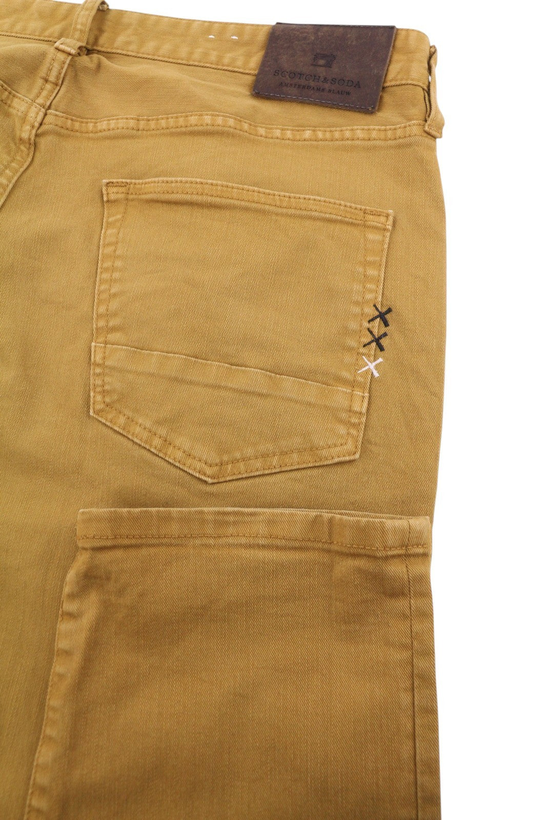 SCOTCH & SODA Ralston Men Jeans W33/L32 Brown Button Fly Slim Fit