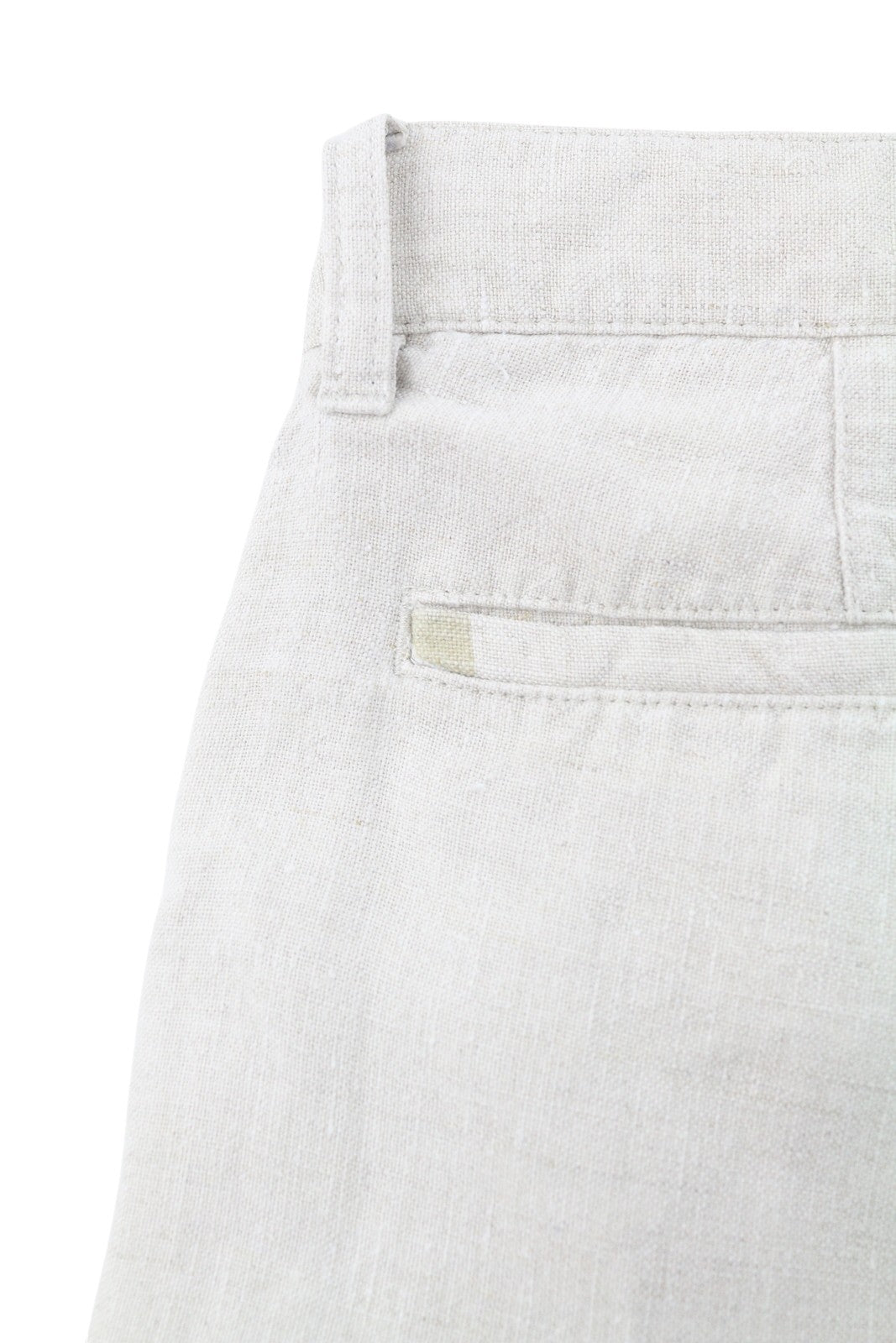 NO NATIONALITY NN07 Crown Men Shorts W31 Grey Linen Zip Fly Casual