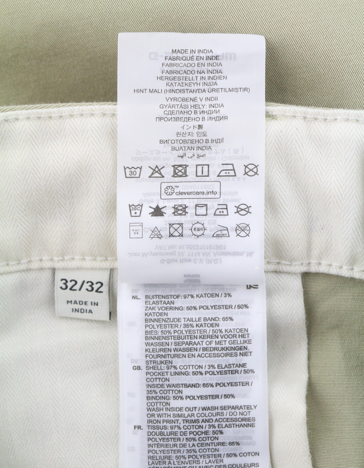 G-STAR Slim Chino Men Trousers W32/L32 Grey Mid Waist Zip Fly Casual