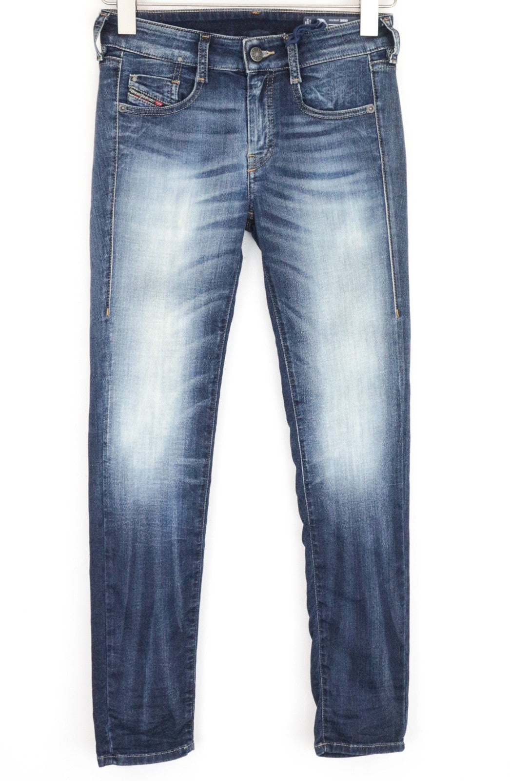 DIESEL D-Ollies-NE 069IE Women Jeans W26 Sweat Jogg Slim Washed Stretch Blue
