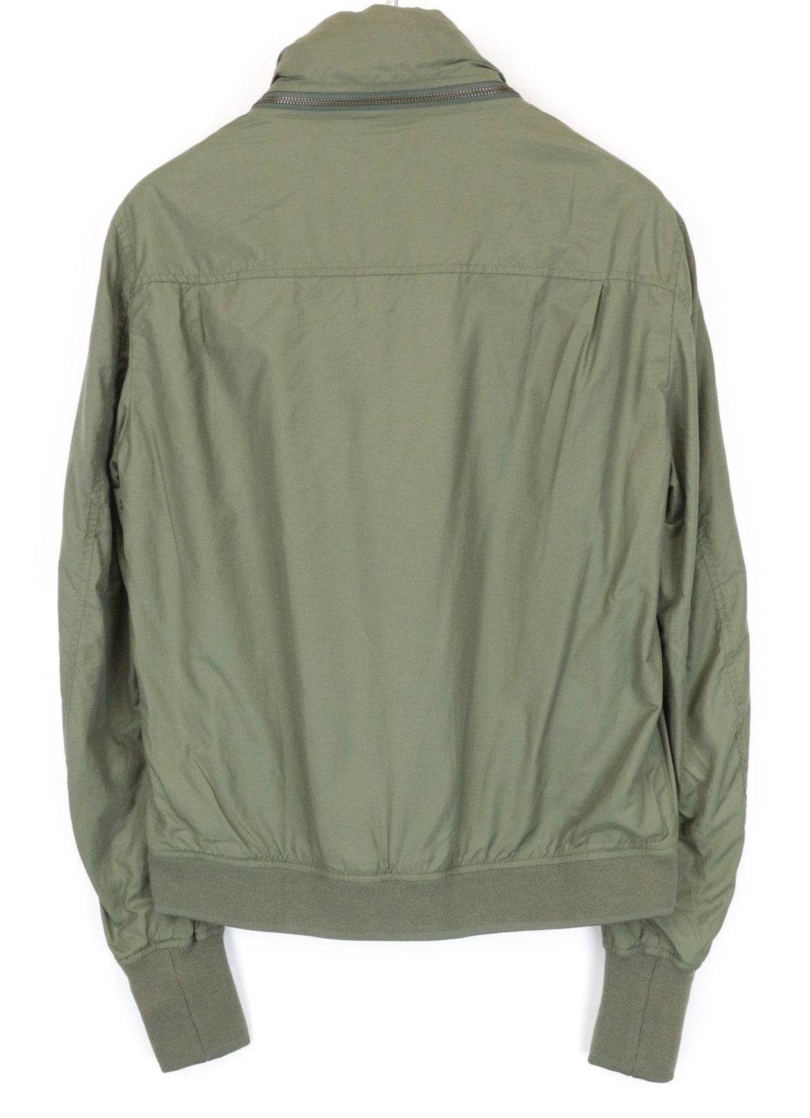 RICHMOND Men Jacket 48 M Green Single-Breasted Lightweight Long Sleeved Casual
