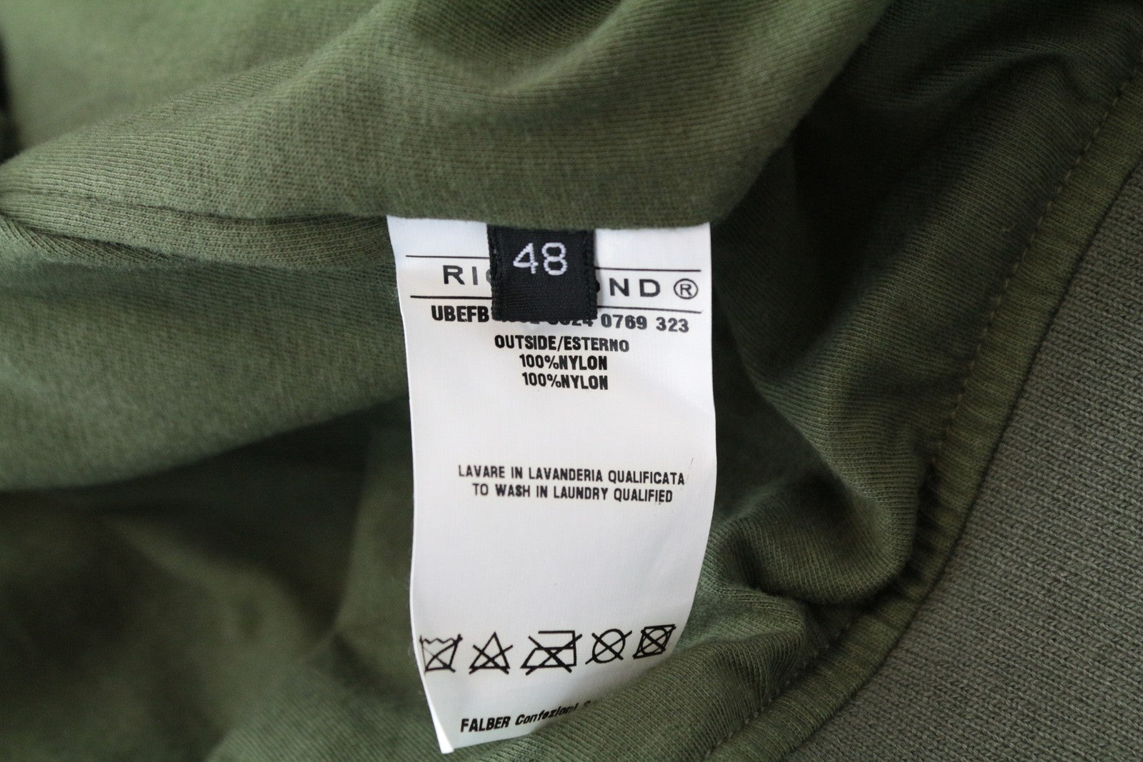 RICHMOND Men Jacket 48 M Green Single-Breasted Lightweight Long Sleeved Casual