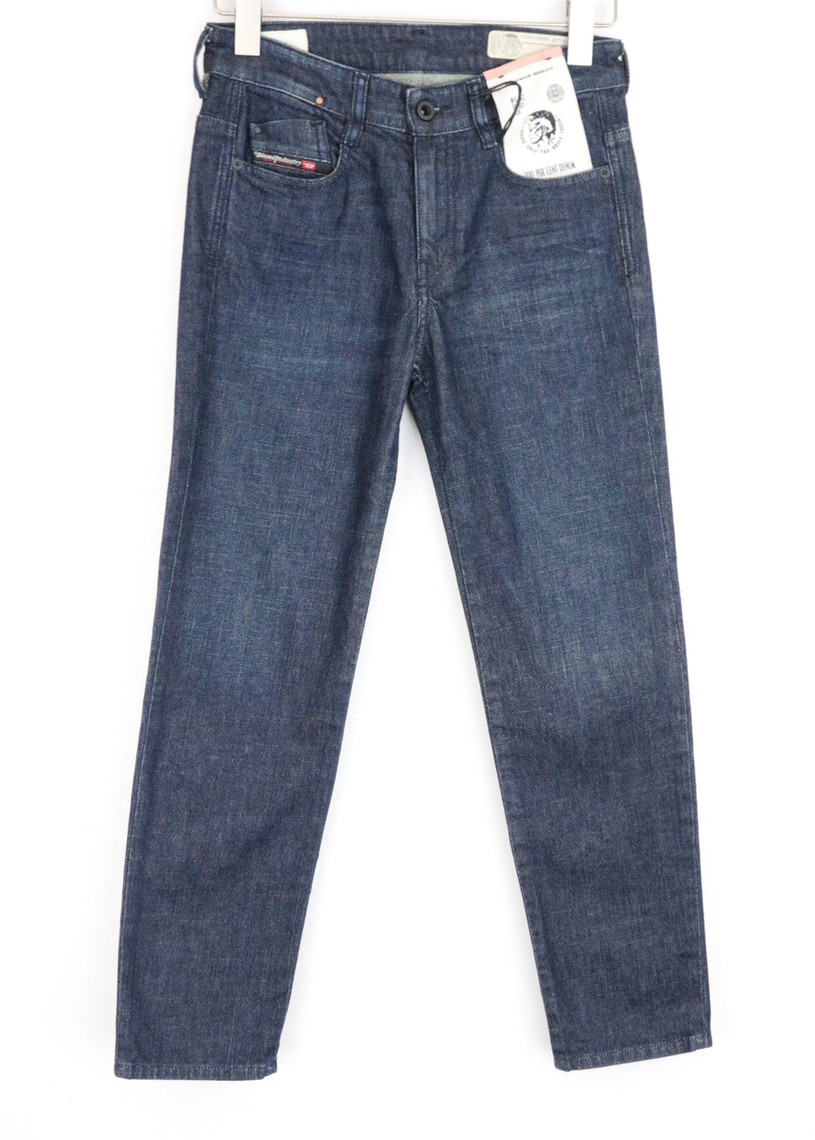 DIESEL D-Rifty 080AK Women Jeans W25/L30 Slim Fit Cotton Stretch Blue Denim