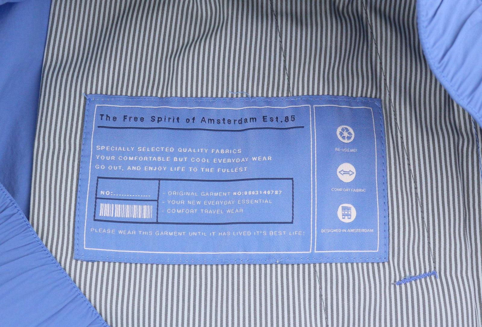SCOTCH & SODA Wide Fit Men Shorts W31 Blue Cargo Pocket Belted