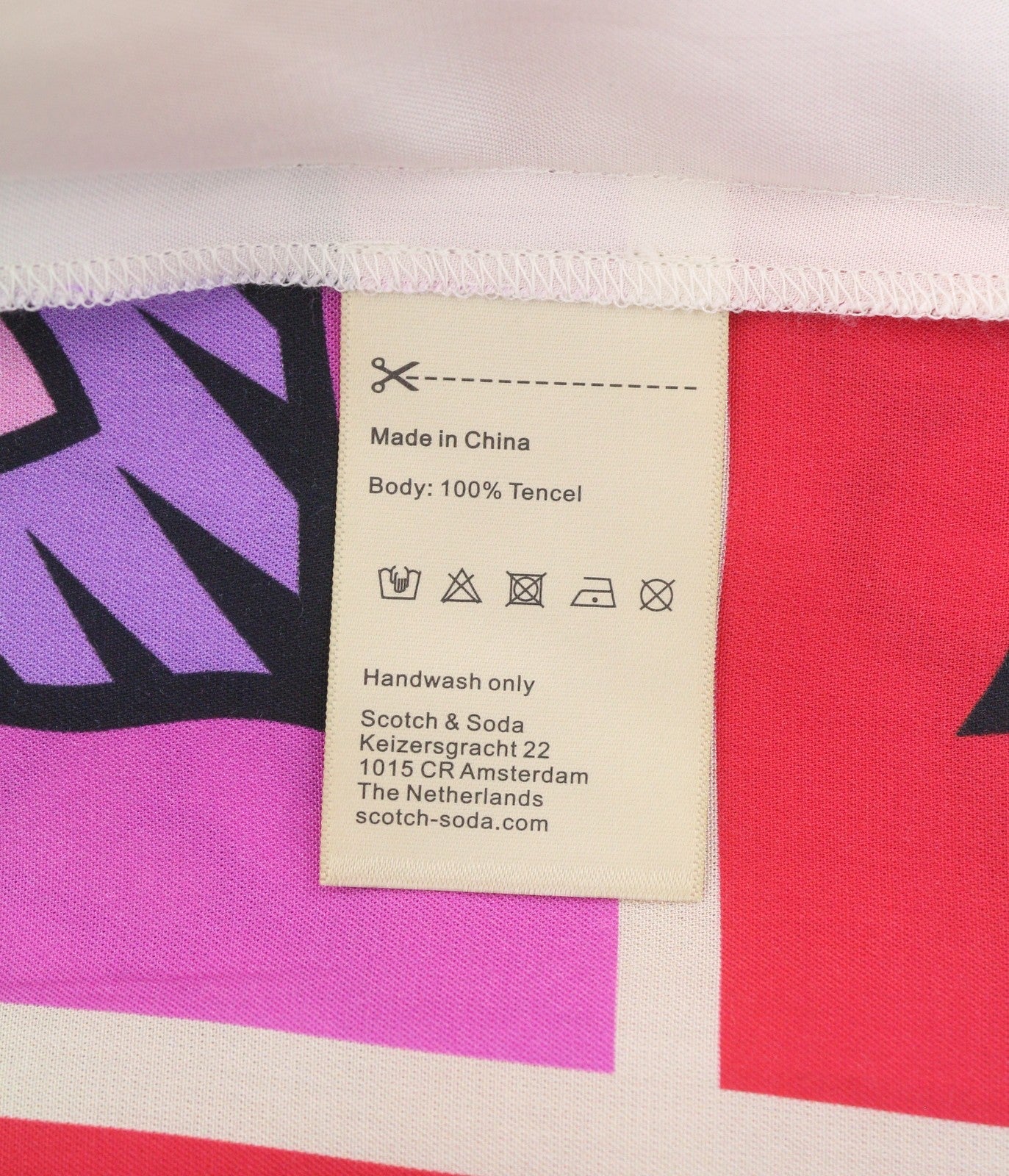 SCOTCH & SODA x Burton Morris Heart Print Women Set L Tencel Shirt & Shorts 2in1