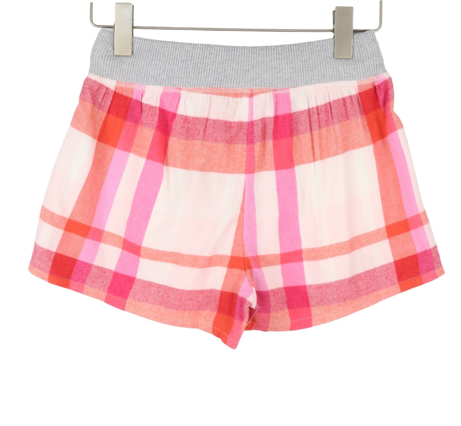 AERIE Sleepwear Women Shorts S Colourful Plaid Flannel Drawstring Waist