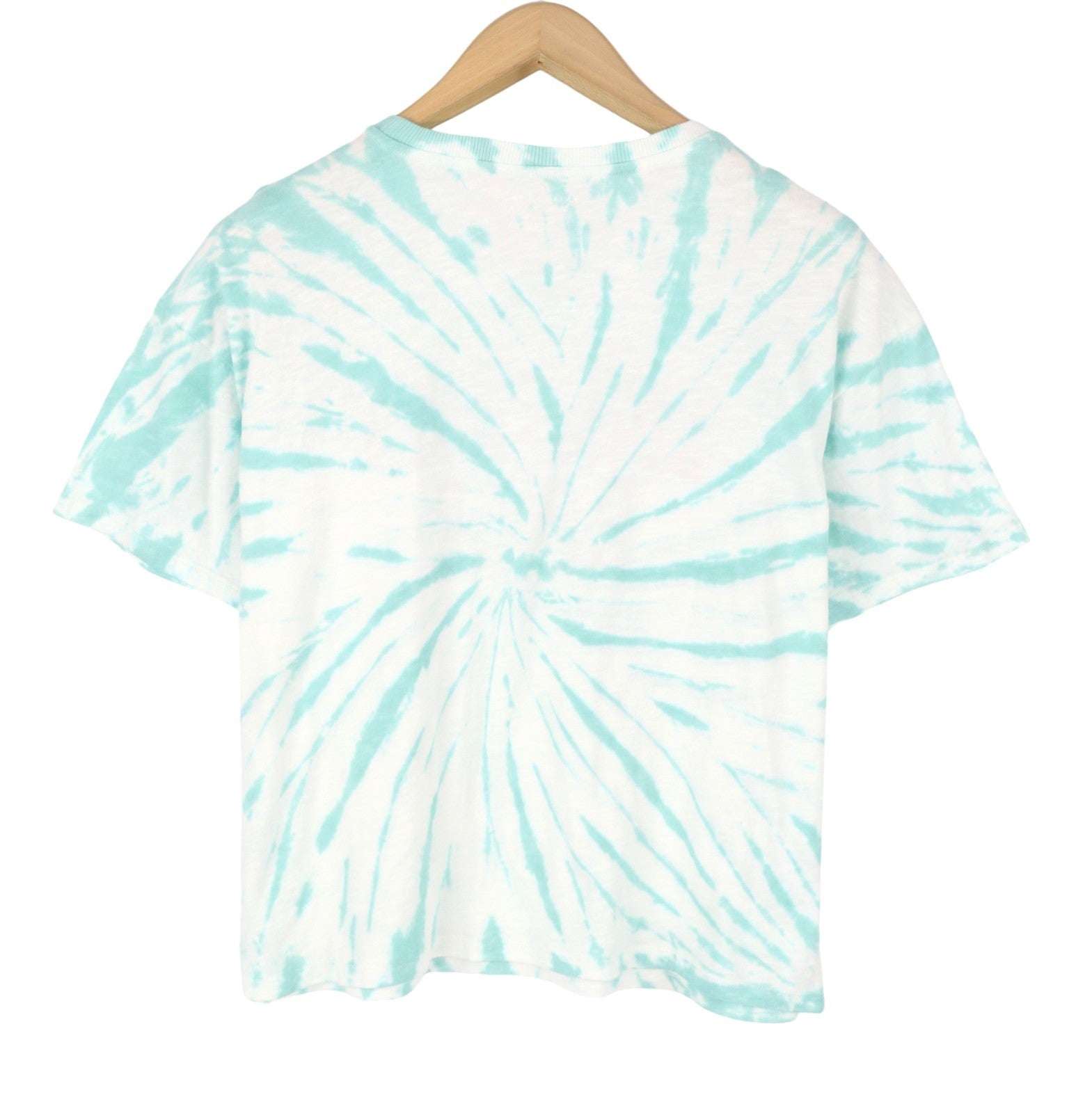 AMERICAN EAGLE OUTFITTERS Women T-Shirt M White Tie-Dye Tricot Short Sleeve