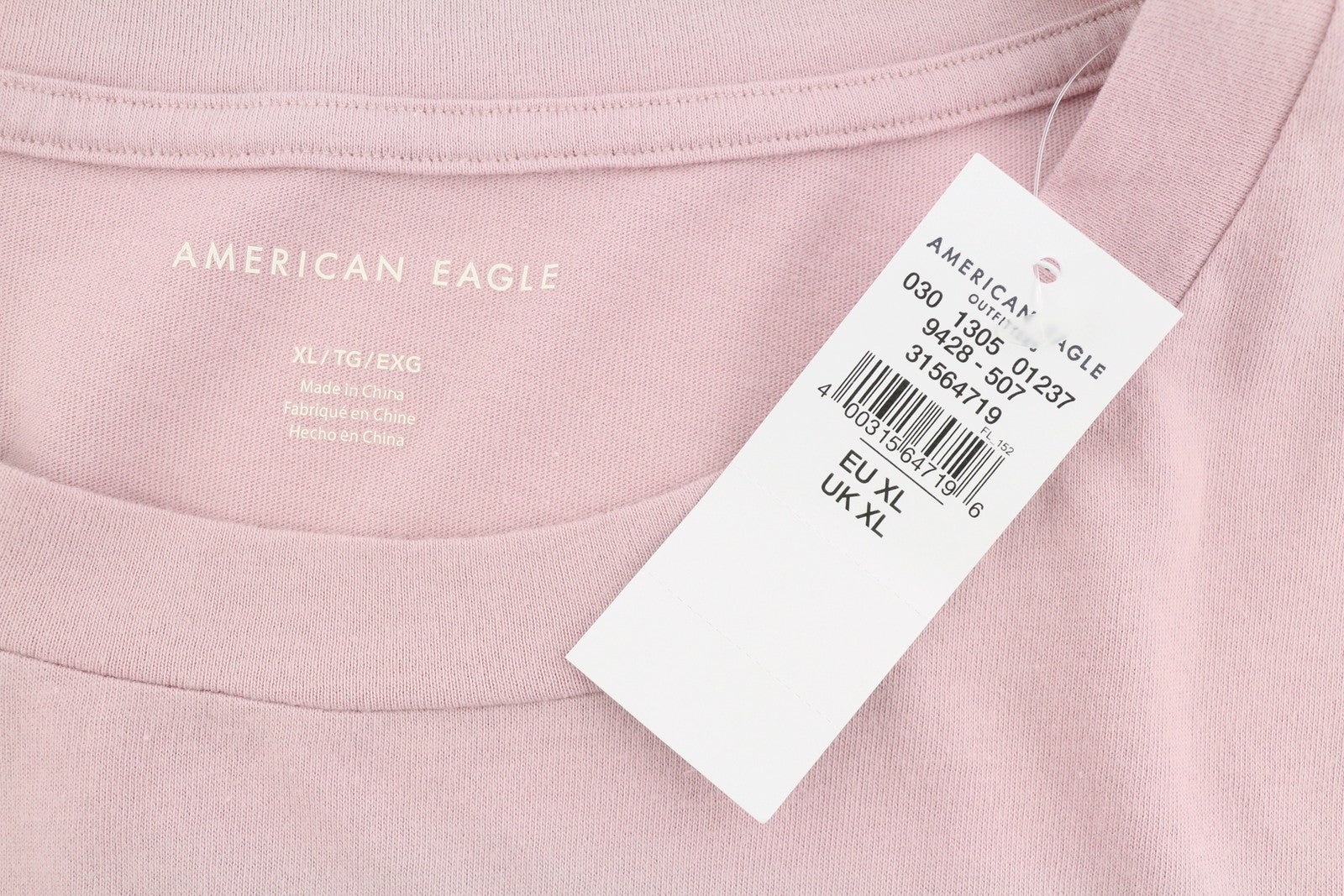 AMERICAN EAGLE OUTFITTERS Women T-Shirt XL Cotton Tricot Crew Long Sleeved