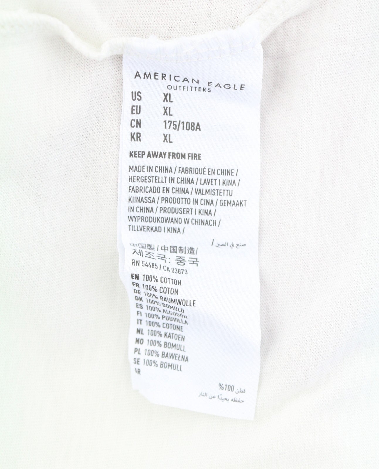 AMERICAN EAGLE OUTFITTERS Women T-Shirt XL Cotton Tricot Crew Long Sleeved