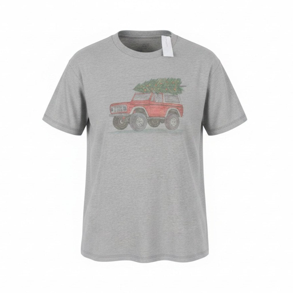 AMERICAN EAGLE OUTFITTERS Men T-Shirt XS/S Grey Melange Car Print Short Sleeve