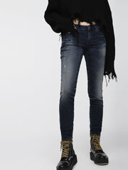 DIESEL Gracey-Ne 0686W Women Jeans W23 Sweat Jogg Slim Blue Cotton Stretch Girls