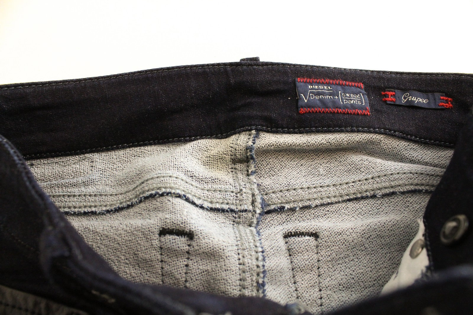 DIESEL Grupee-NE 0600V Women Jeans W23 Jogg Sweat Girls Blue Slim Skinny Fit
