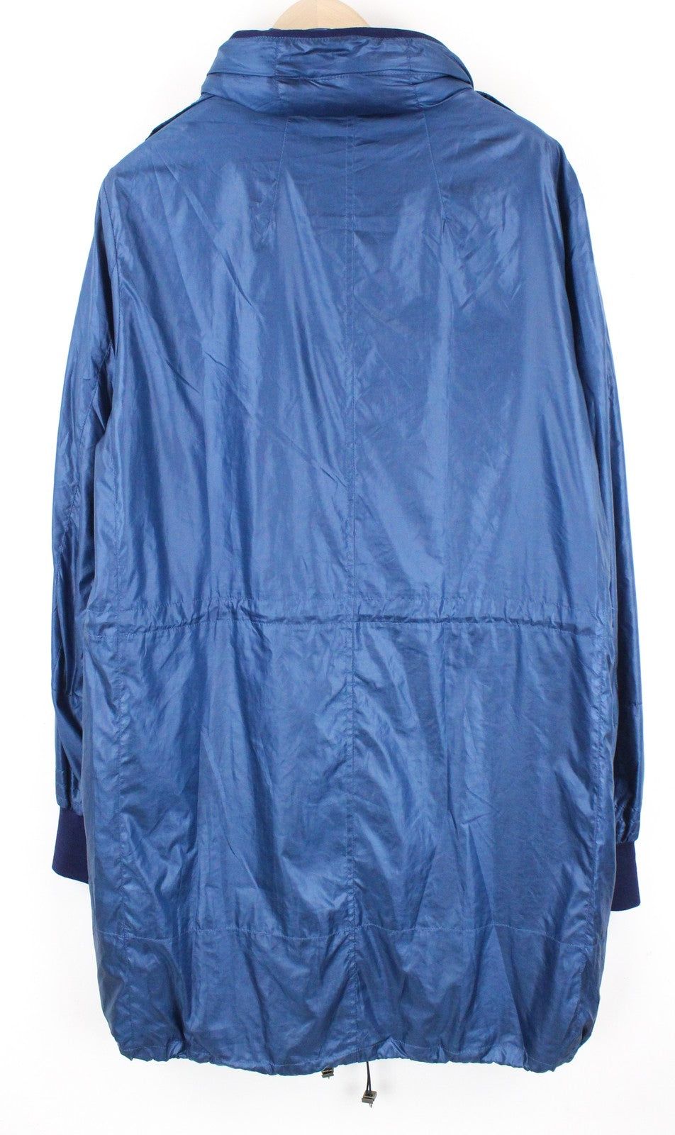RICHMOND Men Jacket IT48 Mid-Blue Lightweight Softshell Mid-Length Rain Hooded