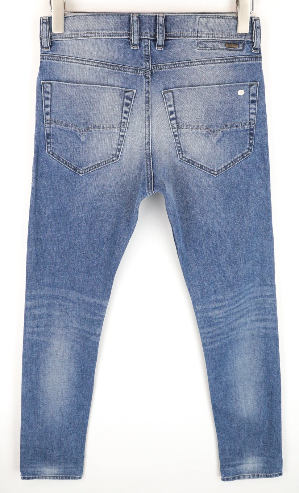 DIESEL Tepphar 0842H Men Jeans W27/L32 Slim Carrot Fit Blue Cotton Stretch Boys