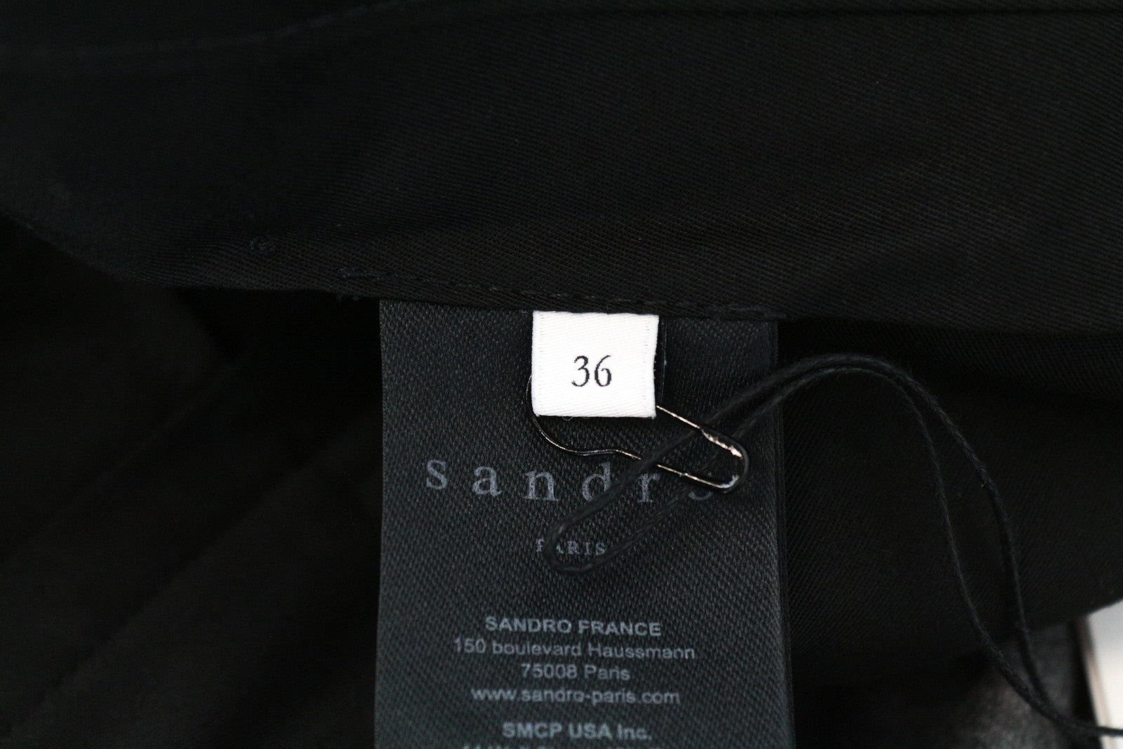 SANDRO Men Trousers 36 W30 Grey Pure Wool Pleated Front Classic Formal