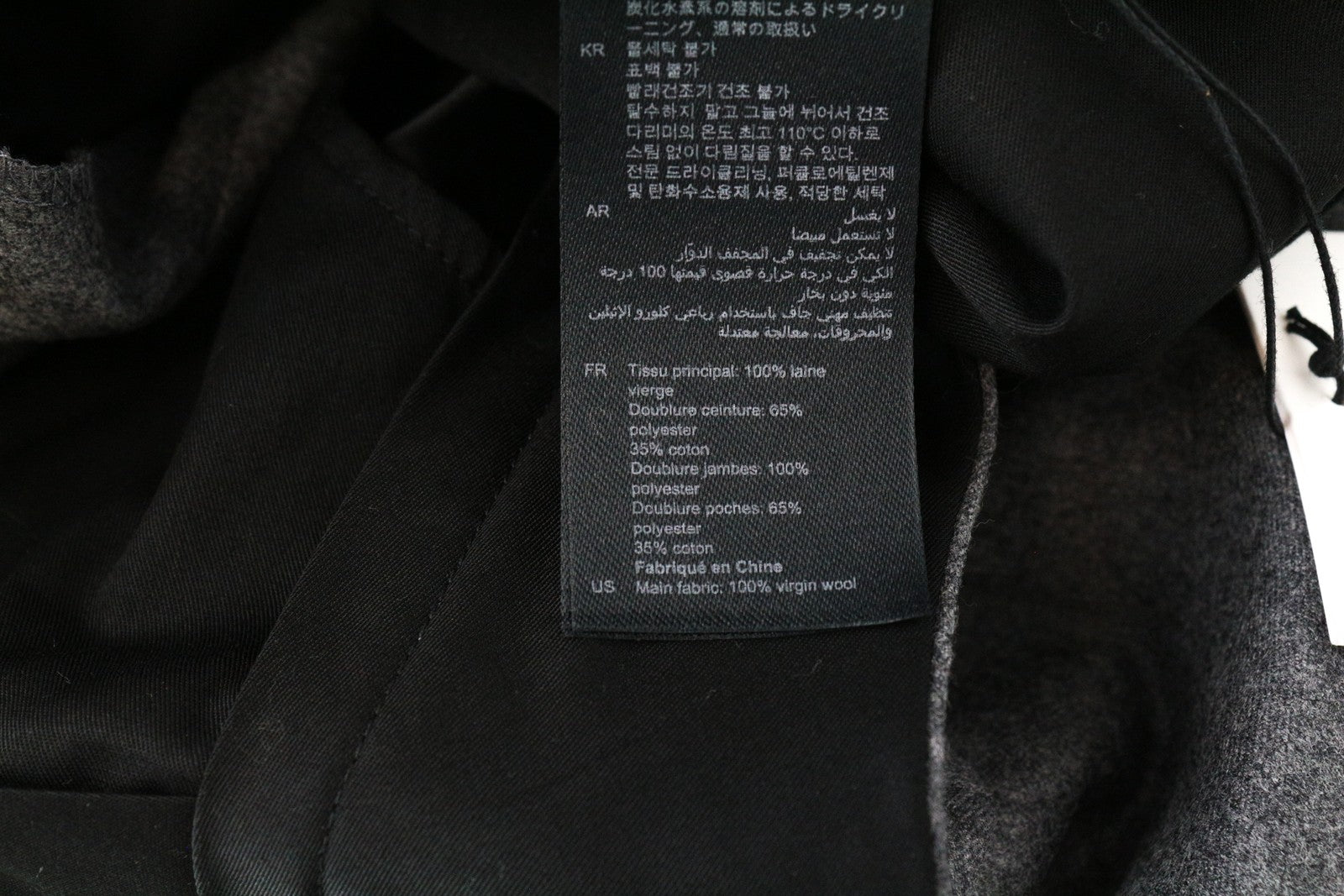 SANDRO Men Trousers 36 W30 Grey Pure Wool Pleated Front Classic Formal
