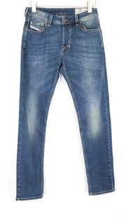 DIESEL Larkee-Beex 084BU Men Jeans W28/L32 Regular Tapered Blue Washed Stretch