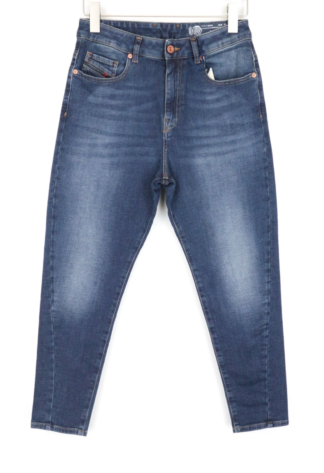 DIESEL Candys-Ne 084UB Women Jeans W25 Sweat Jogg Boyfriend Blue Cotton Stretch