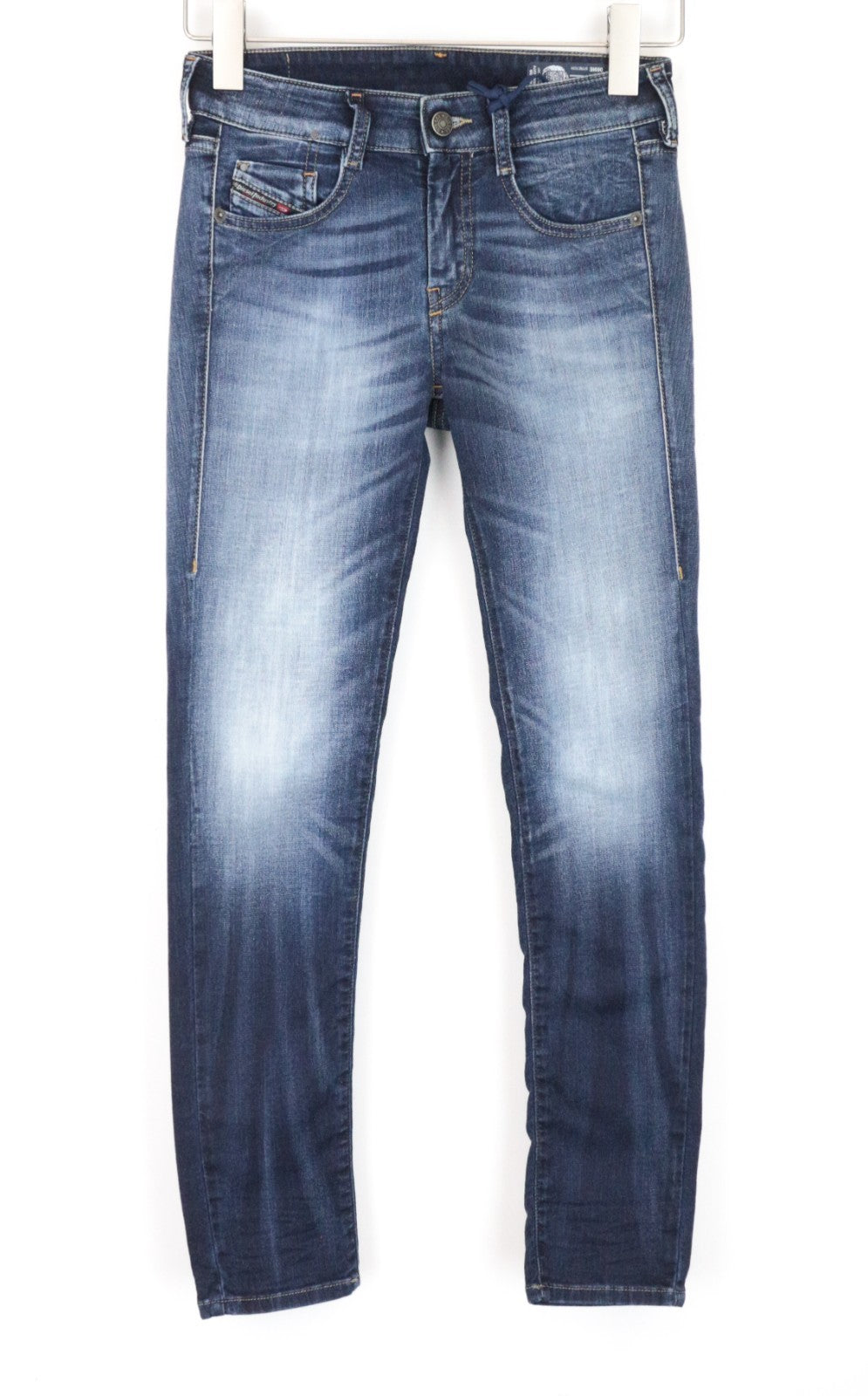 DIESEL D-Ollies-NE 069IE Women Jeans W24 Sweat Jogg Slim Cotton Blue Girls