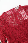 Red Polyester Dress
