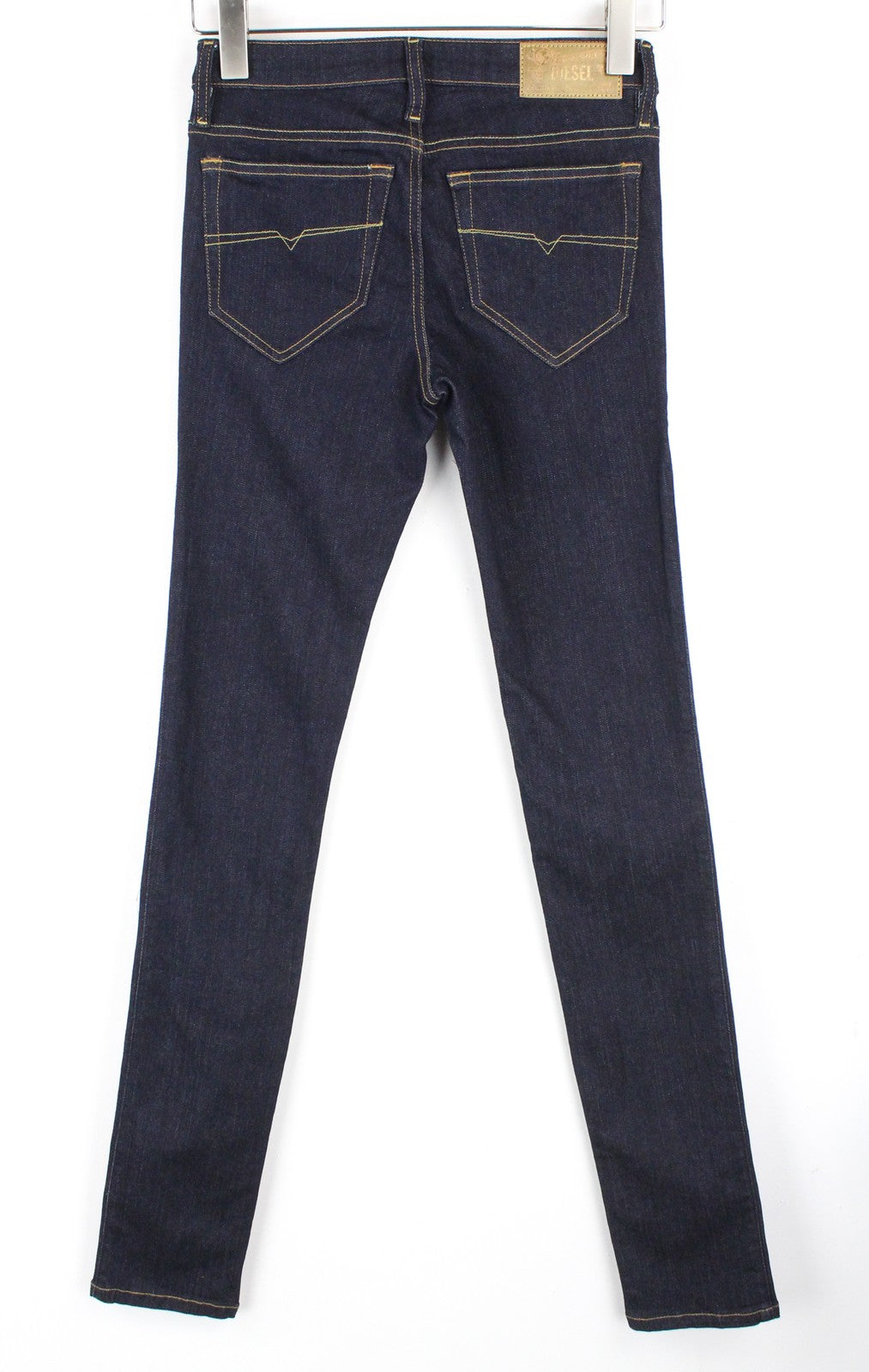 DIESEL Skinzee 0813C Women Jeans W26/L32 Super Slim-Skinny Blue Denim Stretch