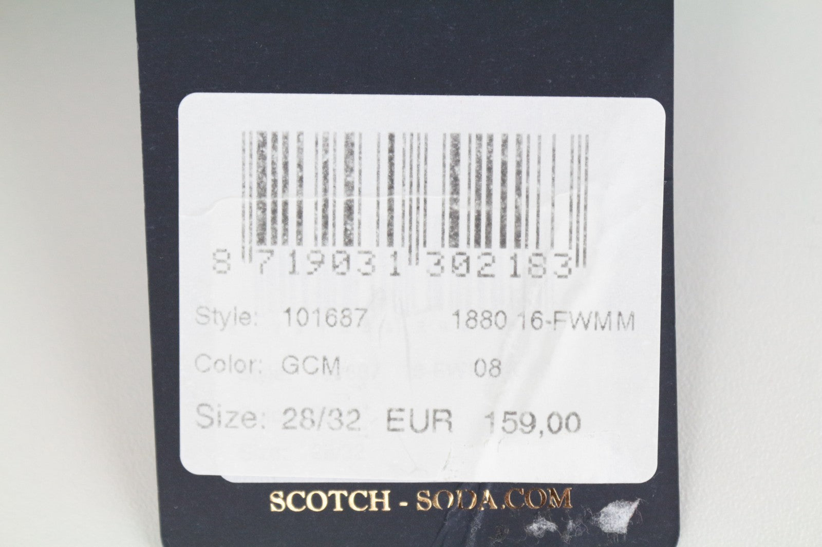 SCOTCH & SODA Goleby Men Trousers W28/L32 Green Cotton Stretch Relaxed Slim