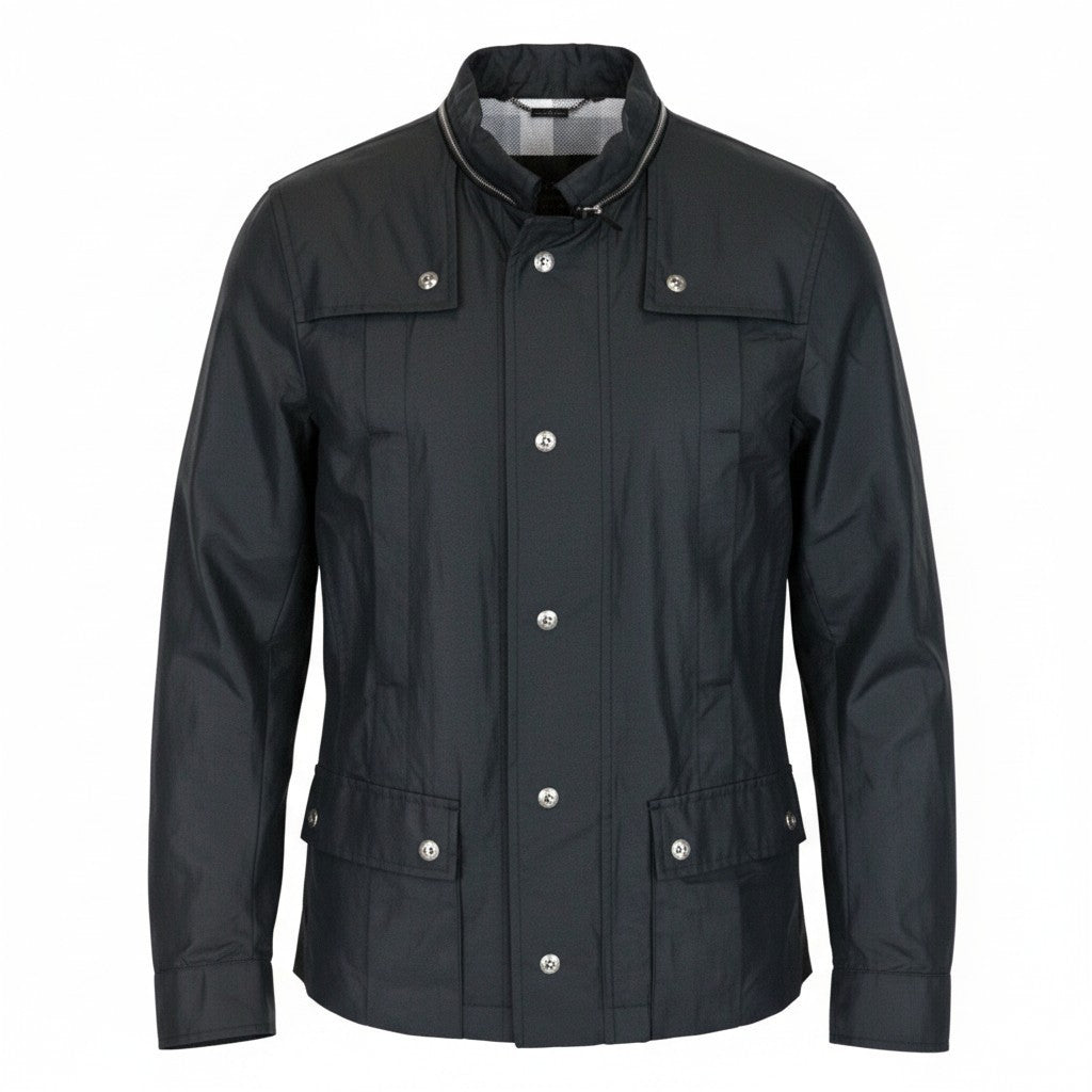 Schwarze Polyamidjacke