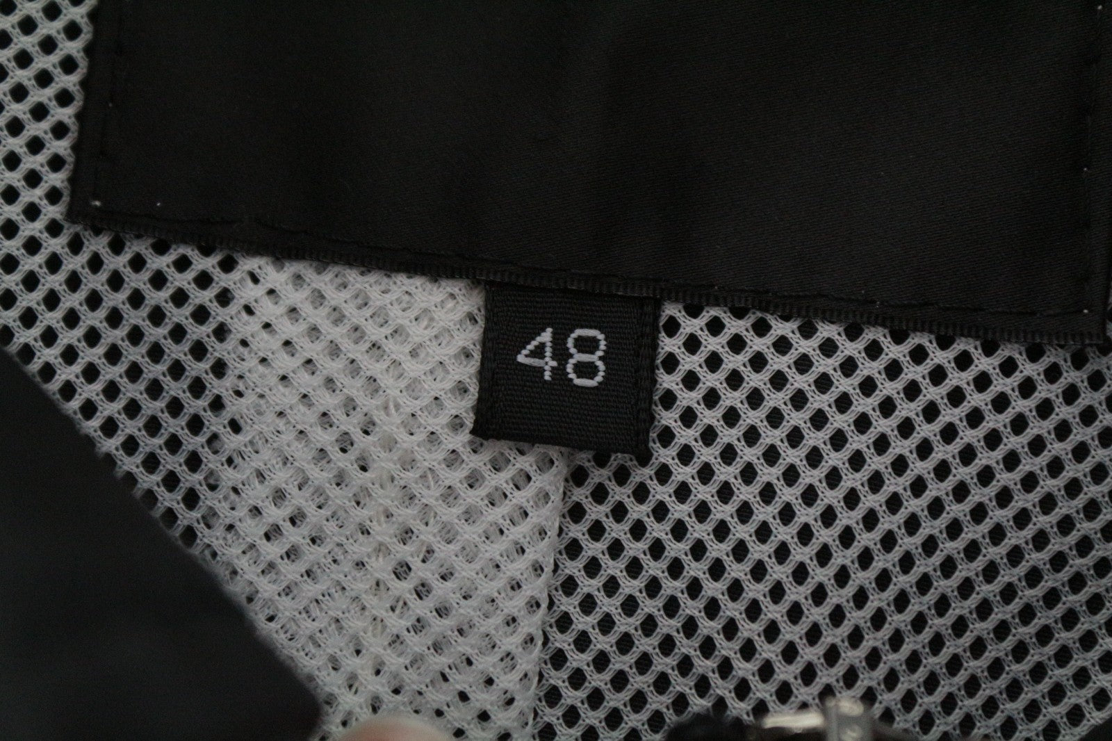JOHN RICHMOND  Men Jacket 48  M Black Linen Cotton Blend Long Sleeved Zipped