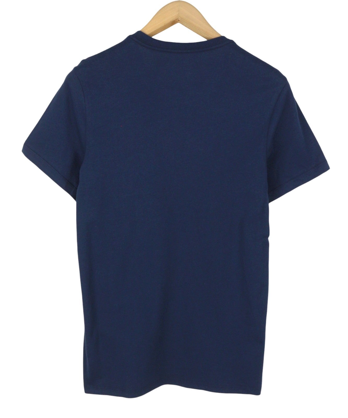 LEVI'S Slim Men T-Shirt M Dark Blue Tricot Cotton Crew Neck Short Sleeve