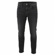 G-STAR Revend Skinny Men Jeans W30/L32 Black Whiskers Faded Zip Fly Denim