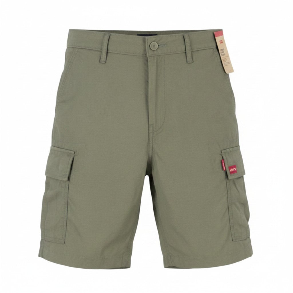 LEVI'S Carrier Cargo 9.5 Men Shorts W29 Grey Patch Pockets Zip Fly