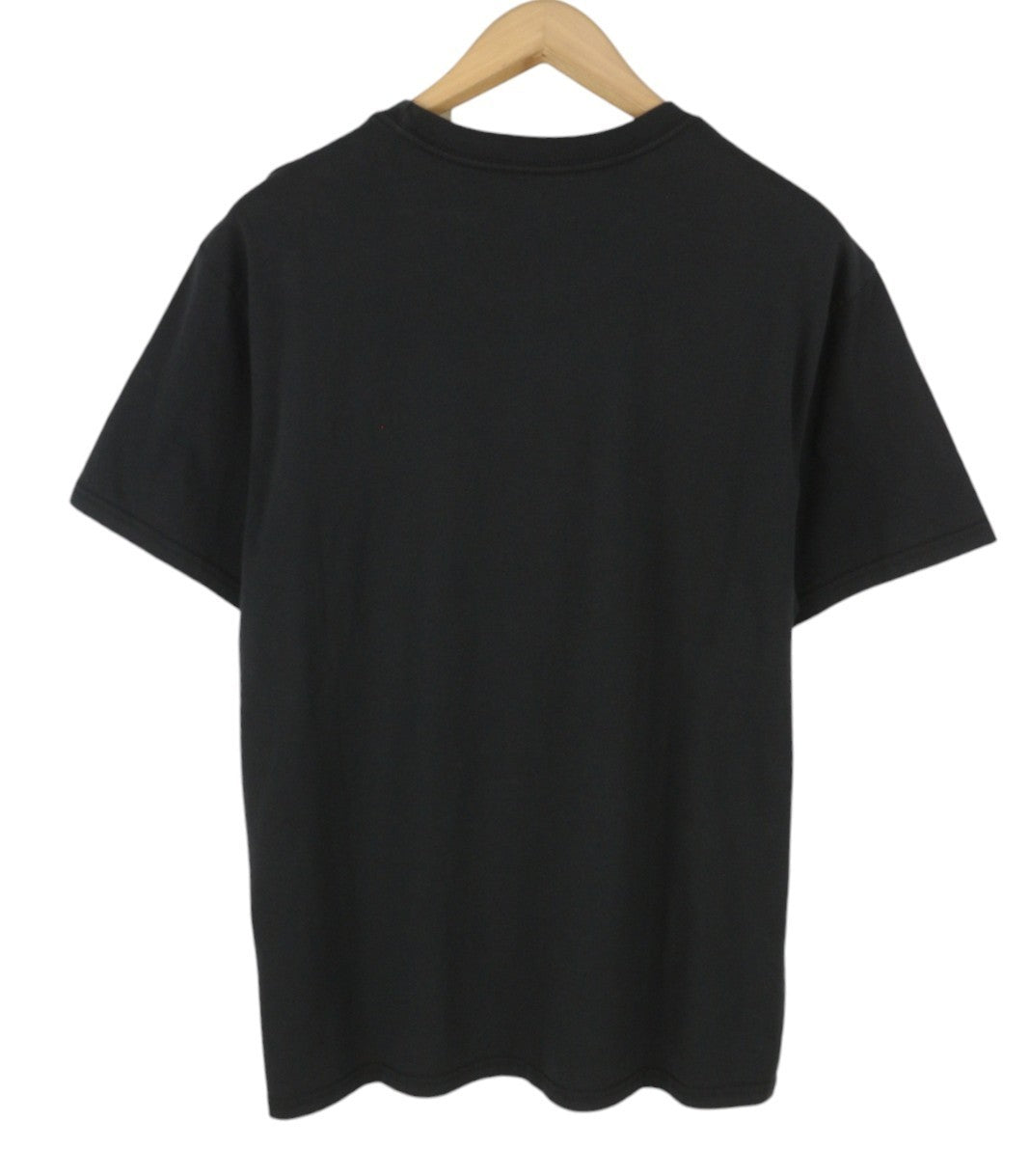 LEVI'S Relaxed Men T-Shirt L Black Tricot Cotton Crew Neck Short Sleeve