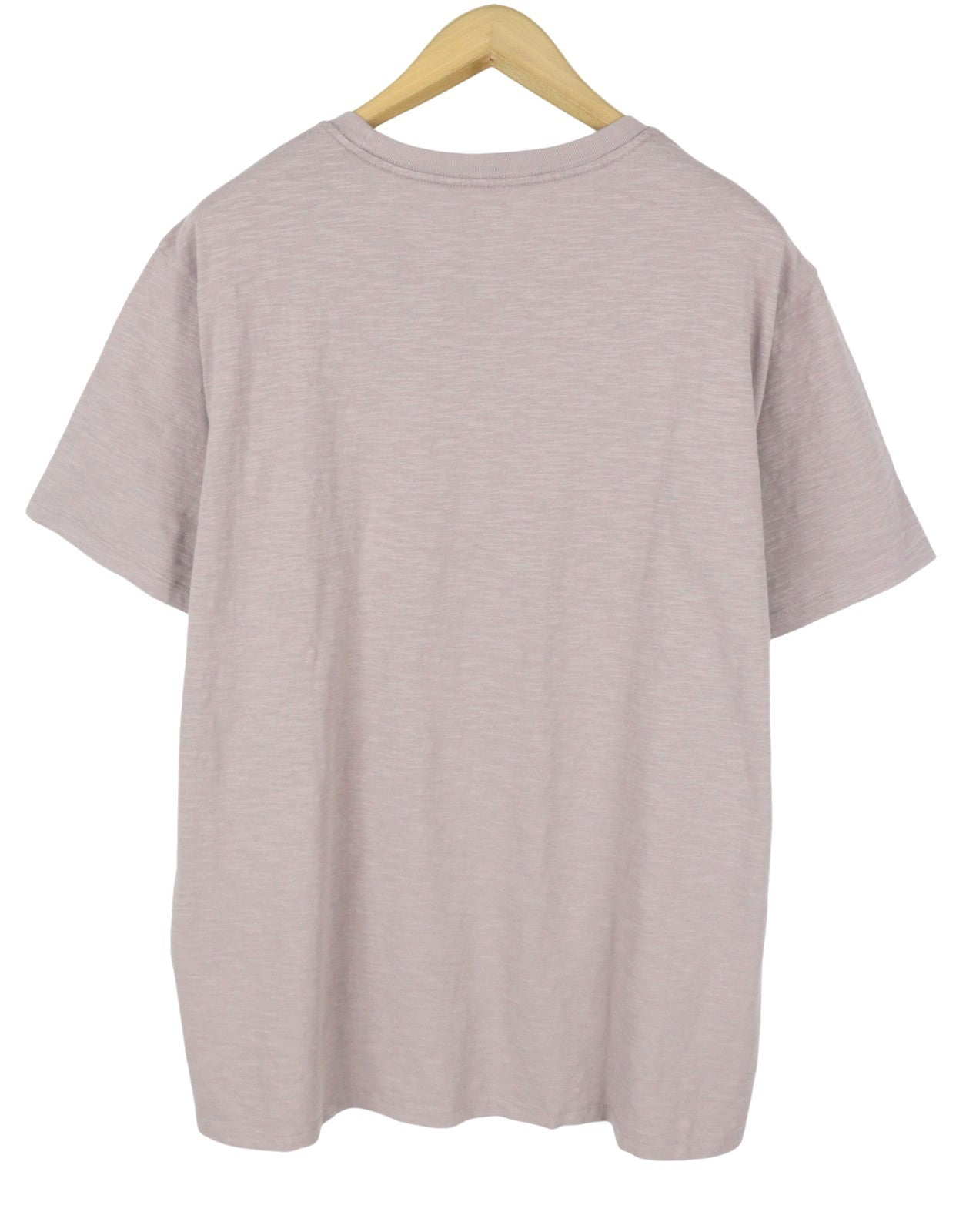 LEVI'S Standard Men T-Shirt 2XL Purple Melange Tricot Cotton Crew Short Sleeve