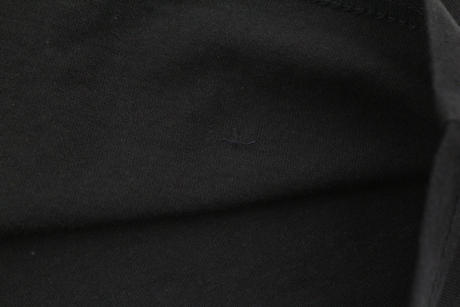 LEVI'S Relaxed Men T-Shirt S Black Tricot Cotton Crew Neck Short Sleeved