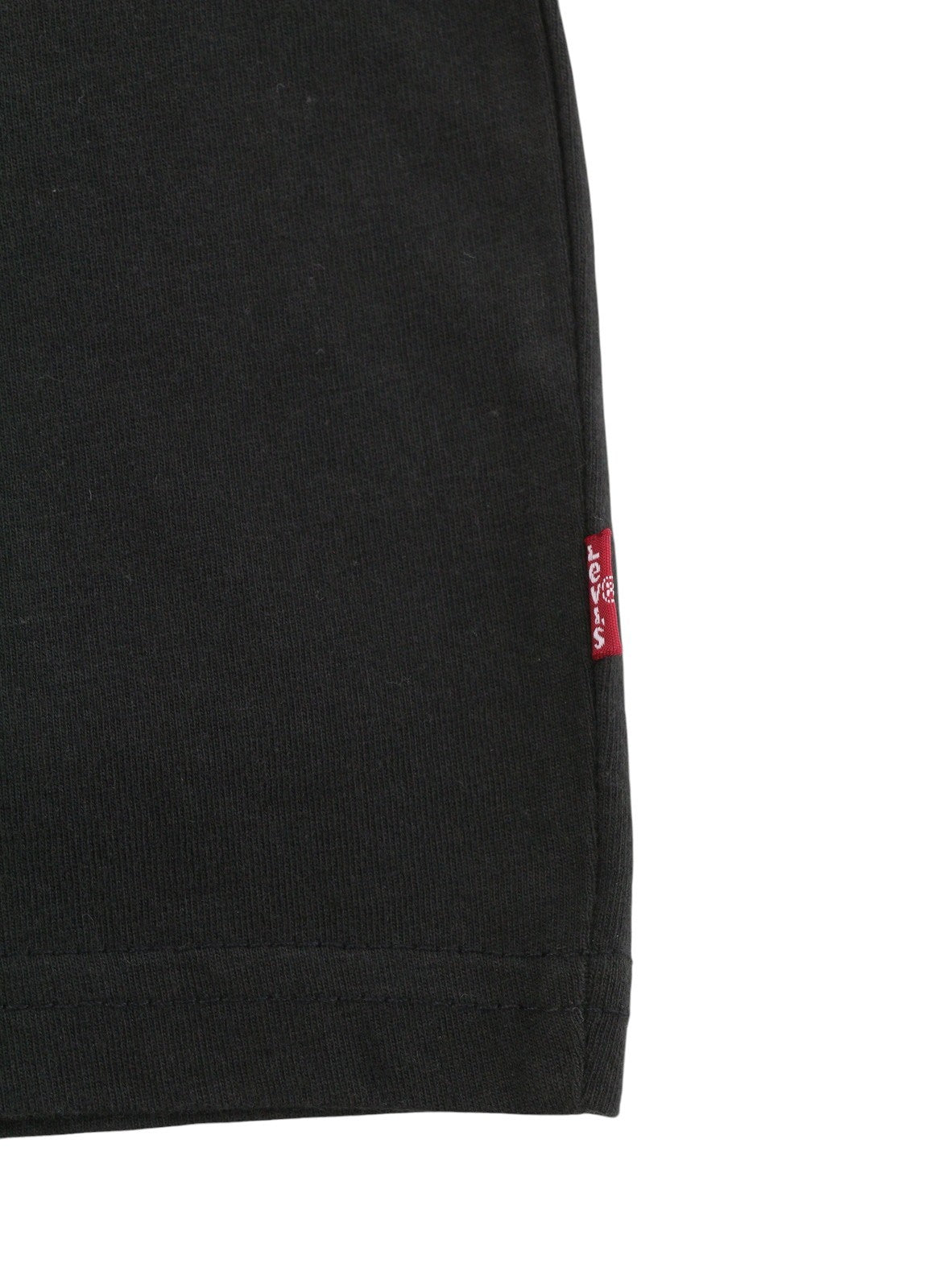 LEVI'S Relaxed Men T-Shirt S Black Tricot Cotton Crew Neck Short Sleeved