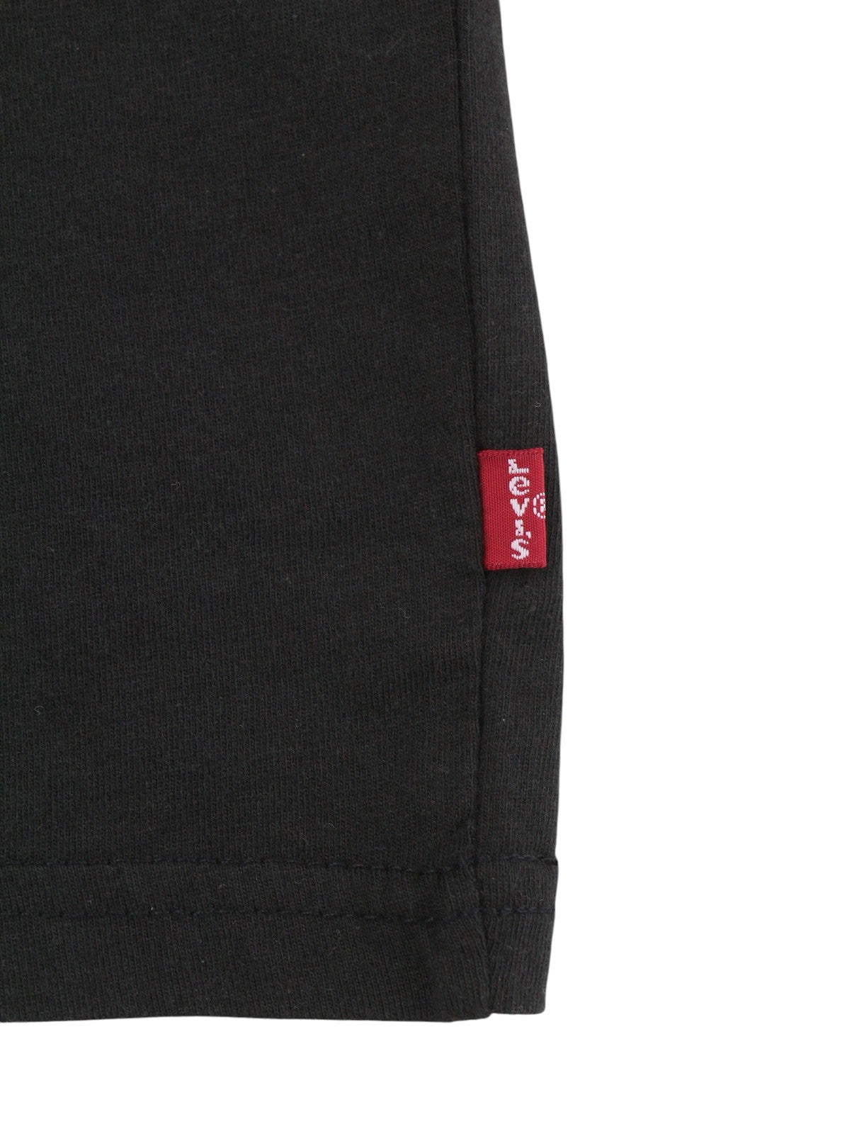 LEVI'S Relaxed Men T-Shirt S Black Tricot Cotton Crew Neck Short Sleeve