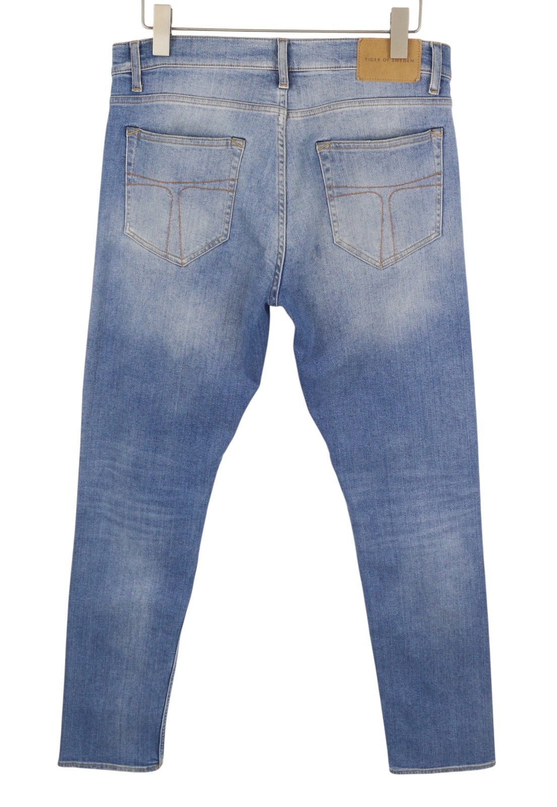 TIGER OF SWEDEN Pistolero Dallas Men Jeans W32/L34 Blue Whiskers Faded Slim Fit