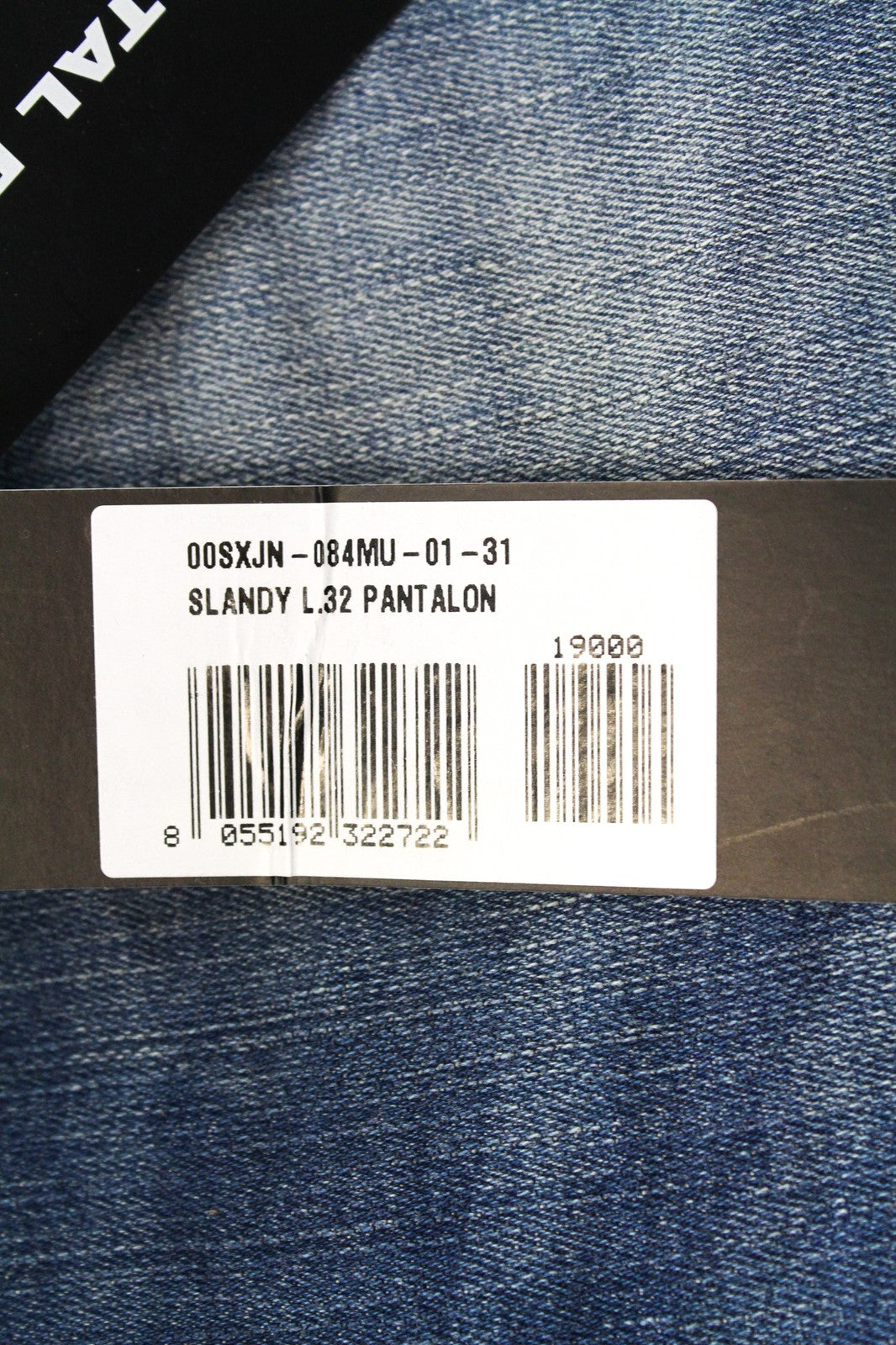 DIESEL Slandy 084MU Women Jeans W31/L32 Blue Super Slim Skinny Distressed